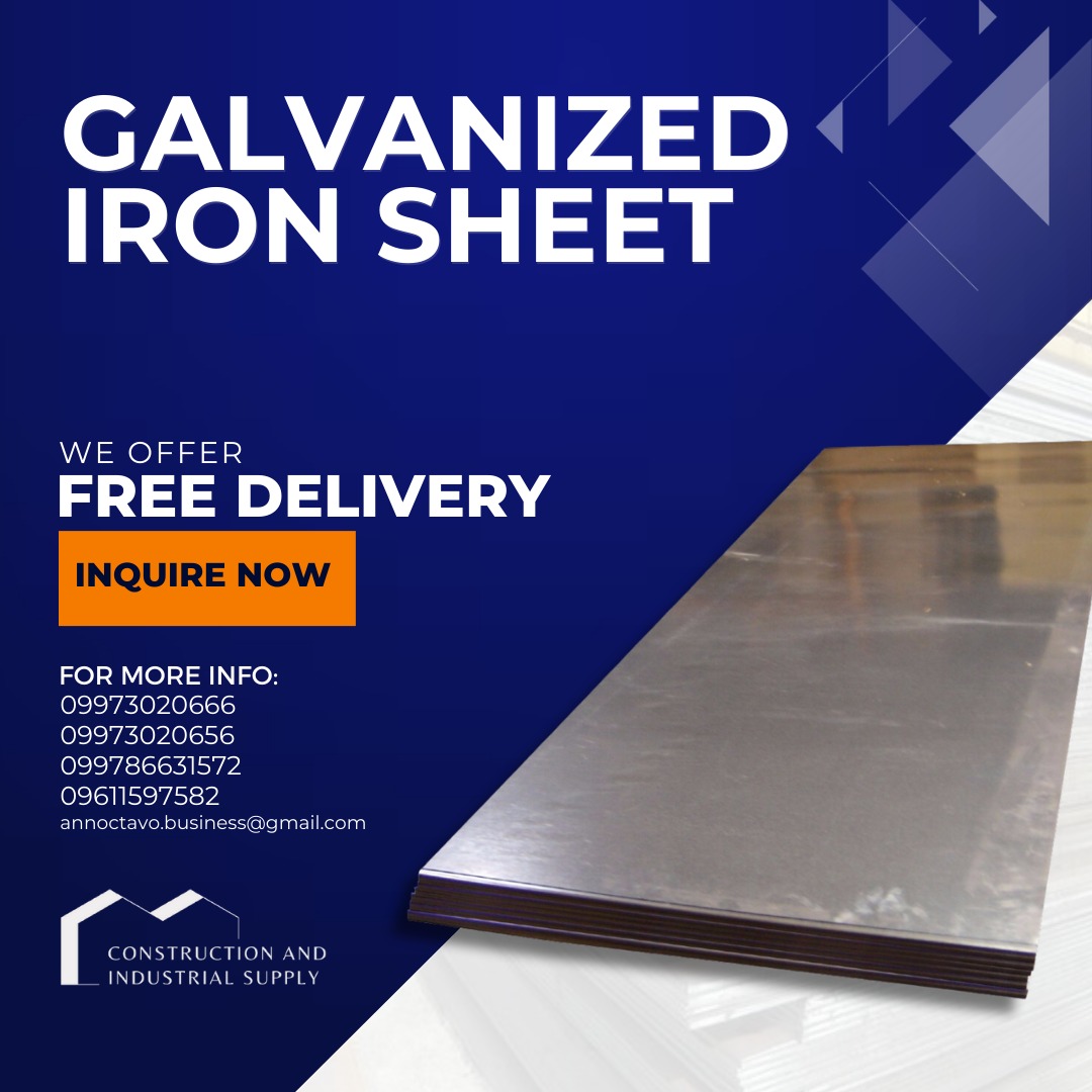 GI Sheet Galvanized Iron Sheet Steel Sheet Metal Sheet Metal Plate GI Sheet for
