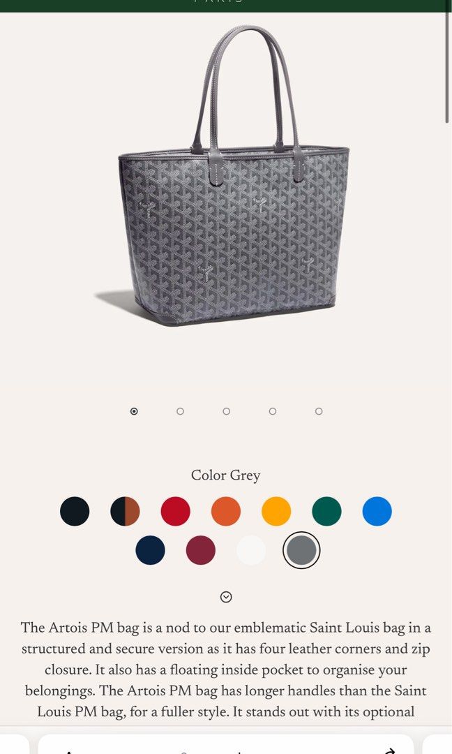Goyard artois colors deals
