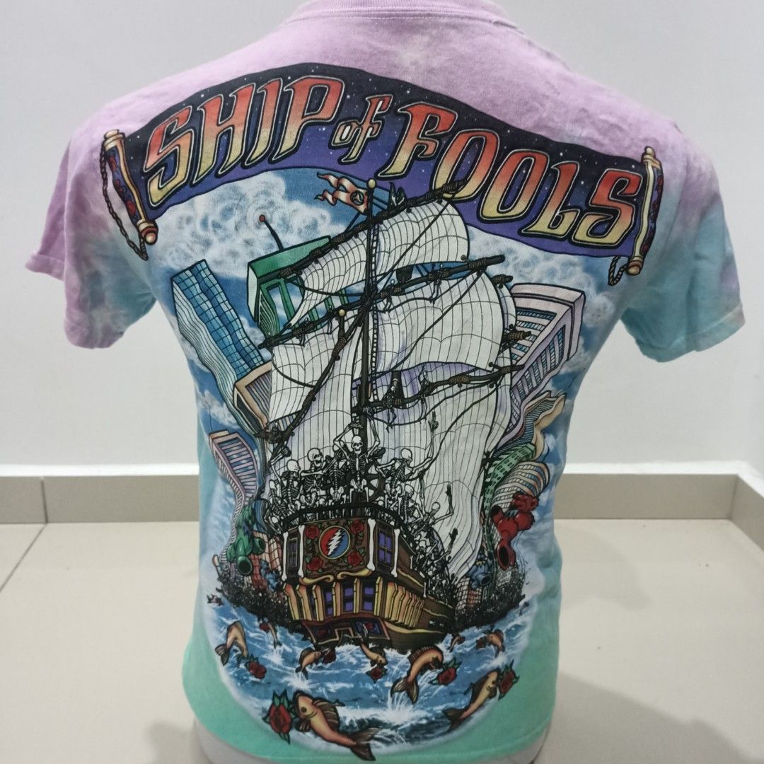 Vintage Grateful Dead T Shirt Dead Bob Tie Dye T Shirt 95 