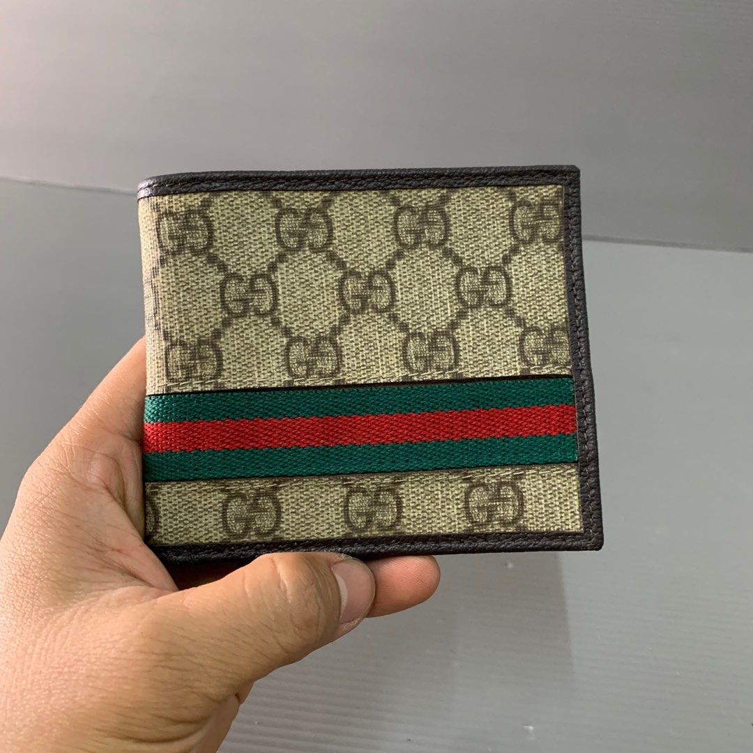 Gucci white monogram wallet, Luxury, Bags & Wallets on Carousell