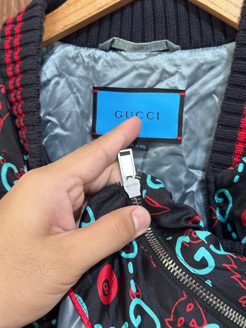 Guccighost bomber jacket new arrivals