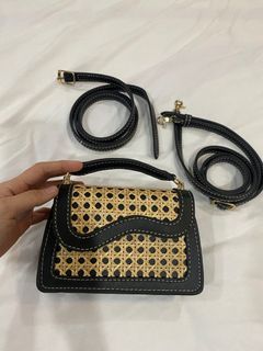 Russet black bum bag, Luxury, Bags & Wallets on Carousell