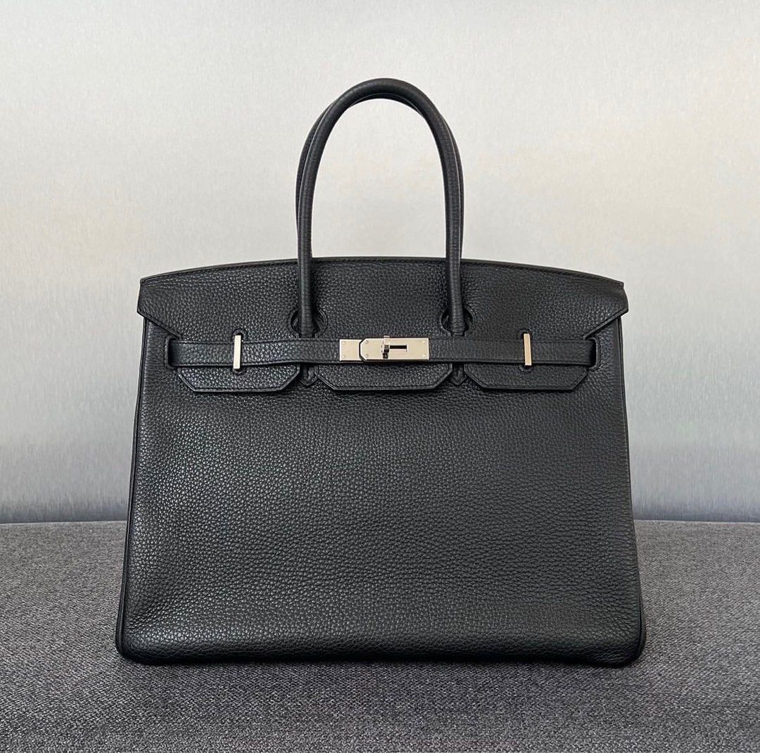 Hermes Birkin 35 Etoupe, Luxury, Bags & Wallets on Carousell