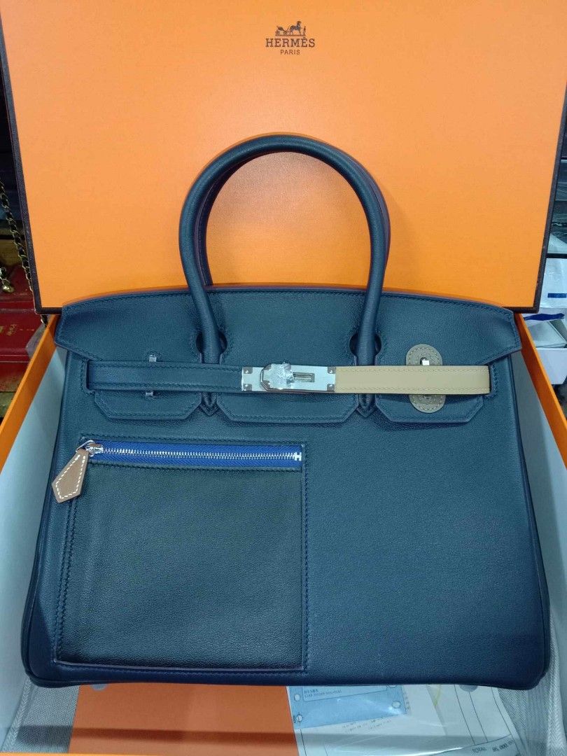 Rare Limited Edition So black Birkin 30cm Hermes bag, Luxury, Bags &  Wallets on Carousell