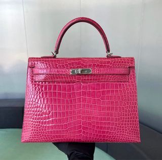 Hermès Matte Niloticus Himalaya Kelly Retourne 32 w/ Tags - Neutrals Handle  Bags, Handbags - HER533905