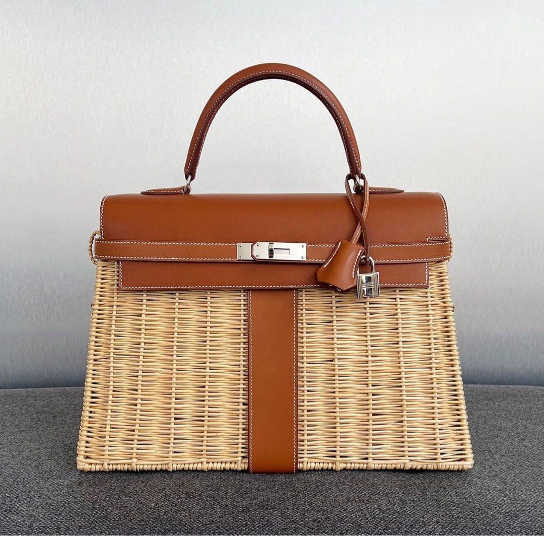 Hermes kelly 35 togo leather (Brown), Luxury, Bags & Wallets on Carousell