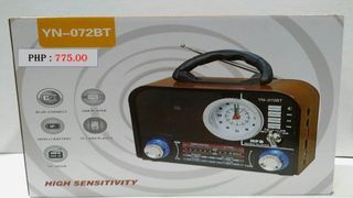 High Quality AM/FM radio with Clock and Bluetooth