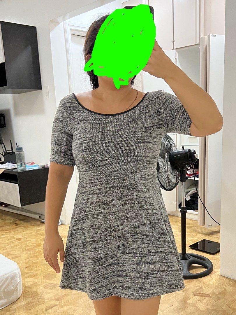 H&M Dress Gray Small (Category: Dresses) located in Quezon City. Submitted by wantstodeclutter (Listing ID 1260664427, Image 3). Description: Really nice in actual H&M Dress Gray Small Rfs: doesn’t fit anymore.