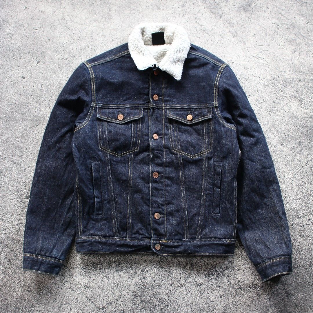 Sherpa Jean Jacket H&m Divided By H&M Denim Sherpa Lined