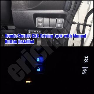 Honda Fit / Jazz / Shuttle (GK) 2014-2020  OBD Auto Driving Door Lock with Manual 1 Touch Lock and Unlock Buttons with installation