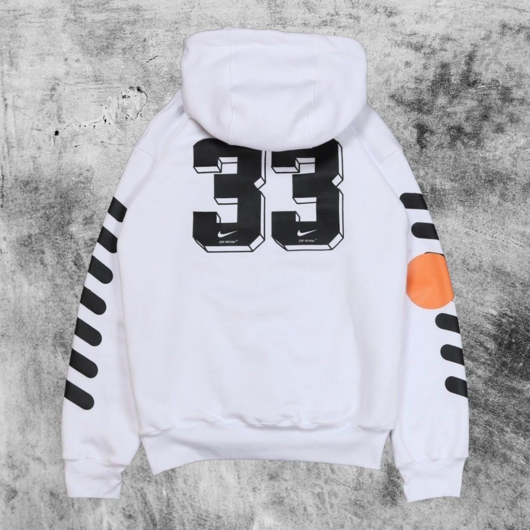 Off white nike 33 hoodie hot sale