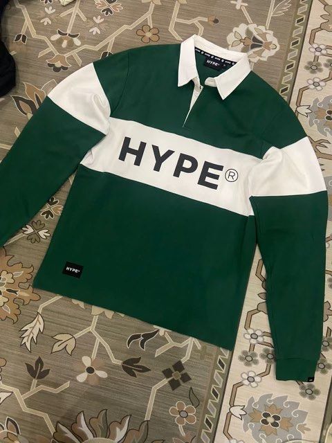 Hype rugby polo tee Men s Fashion Tops Sets Tshirts Polo