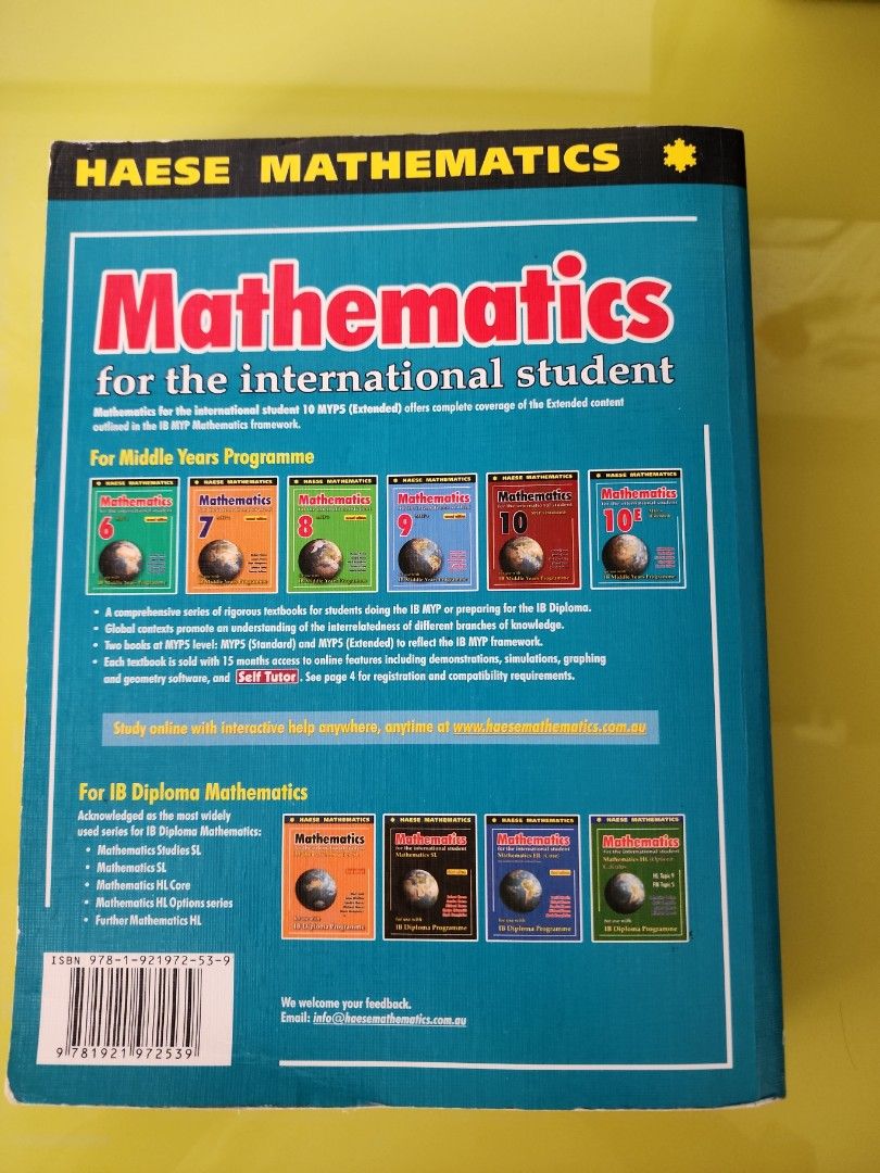 Ib haese mathematics hobbies toys books magazines textbooks on