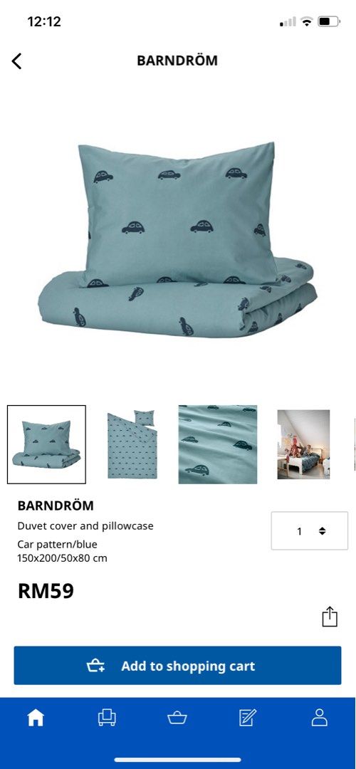 Ikea Duvet Cover Quilt Cover, Furniture & Home Living, Bedding & Towels