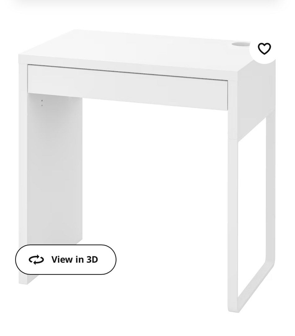 IKEA Micke Desk, Furniture & Home Living, Furniture, Tables & Sets on