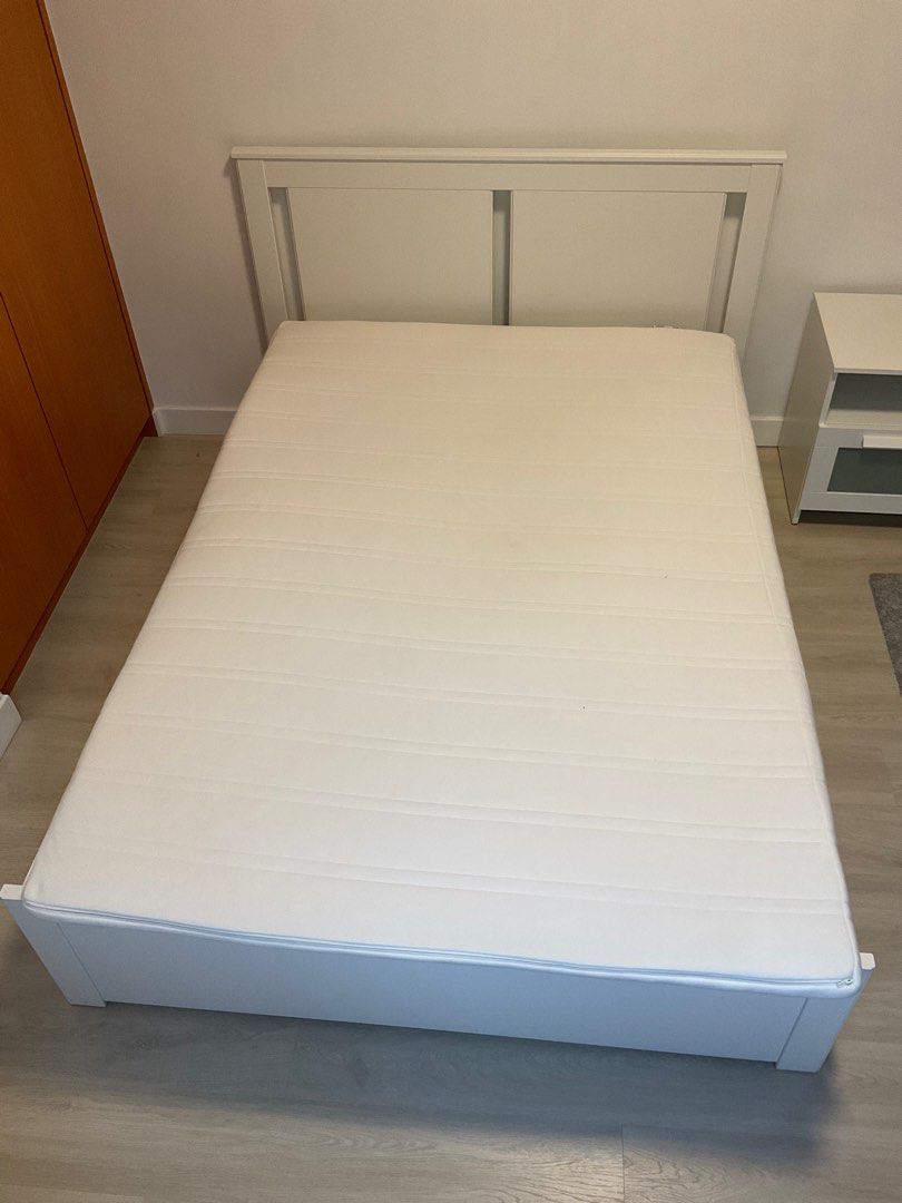 IKEA SONGESAND double bed, 傢俬＆家居, 傢俬, 床架及床褥 Carousell