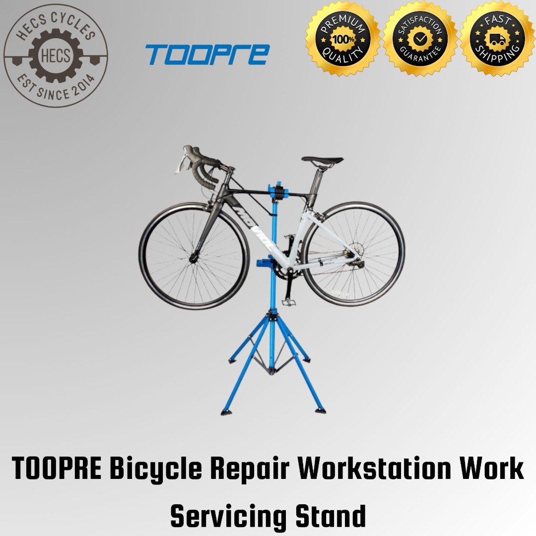 TOOPRE Bicycle Repair Workstation Work Servicing Bike Stand, Sports