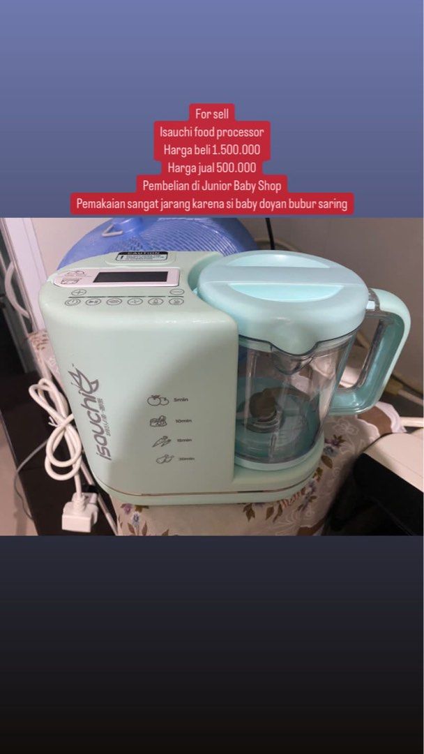 Isauchi food processor, Bayi & Anak, Perawatan & Makanan Anak di Carousell