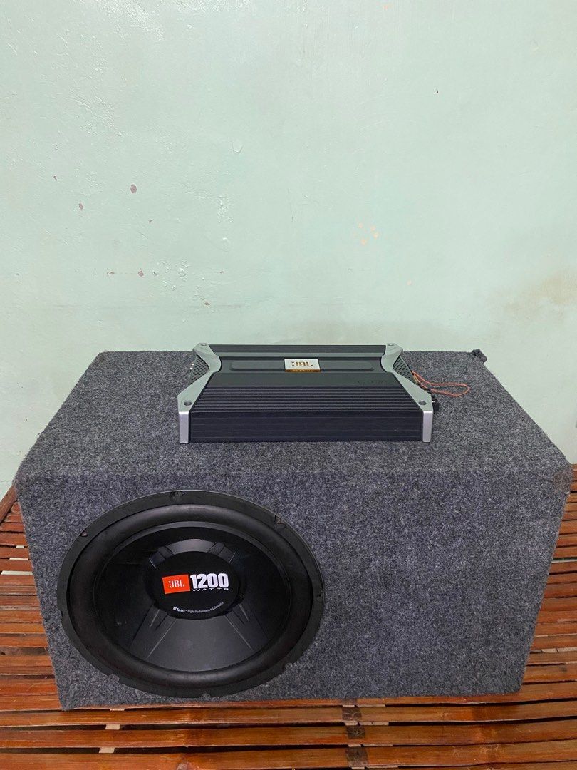 JBL Car Amplifier and Subwoofer, Audio, Other Audio Equipment on Carousell