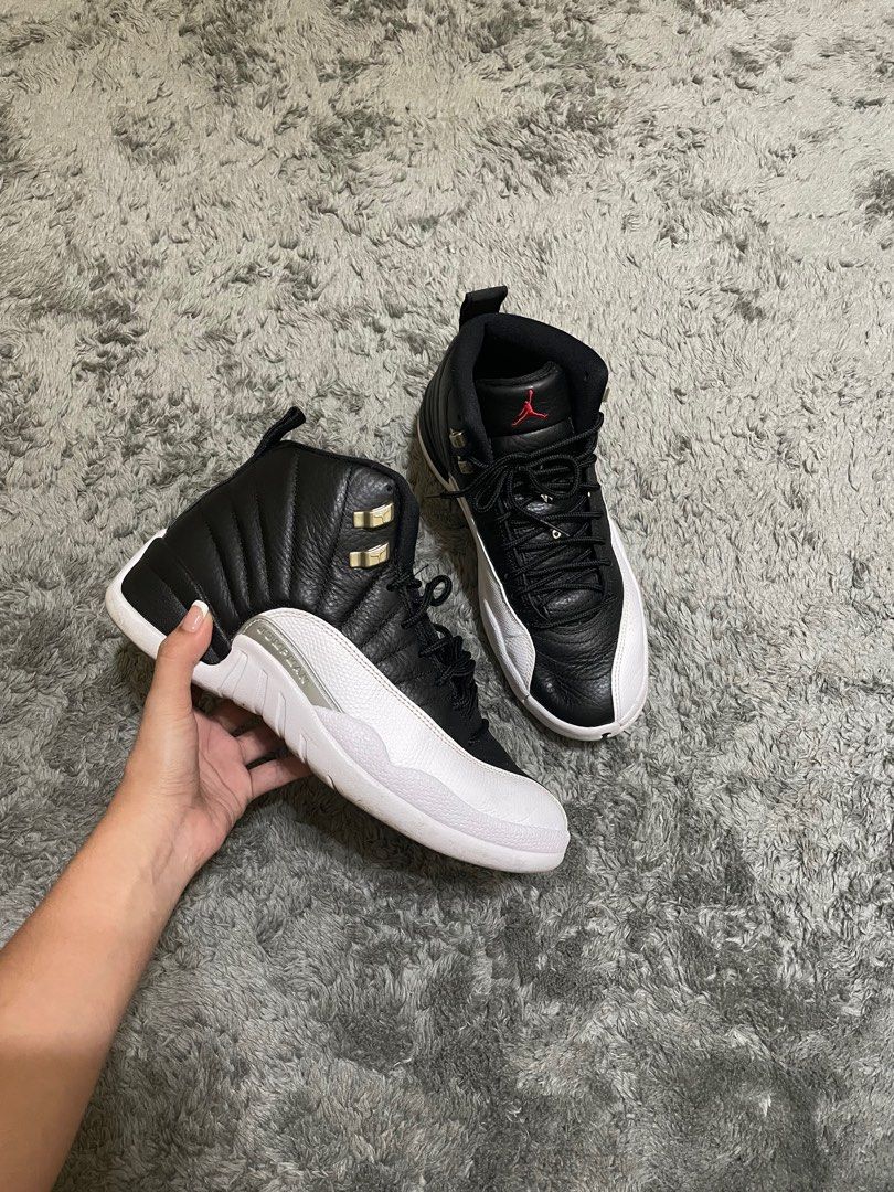 Jordan 12 online wings on feet
