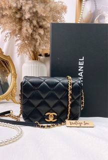 Chanel Black Quilted Calfskin Mini Fashion Therapy Bag