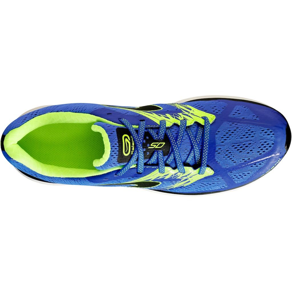 Mens blue and yellow sneakers on sale