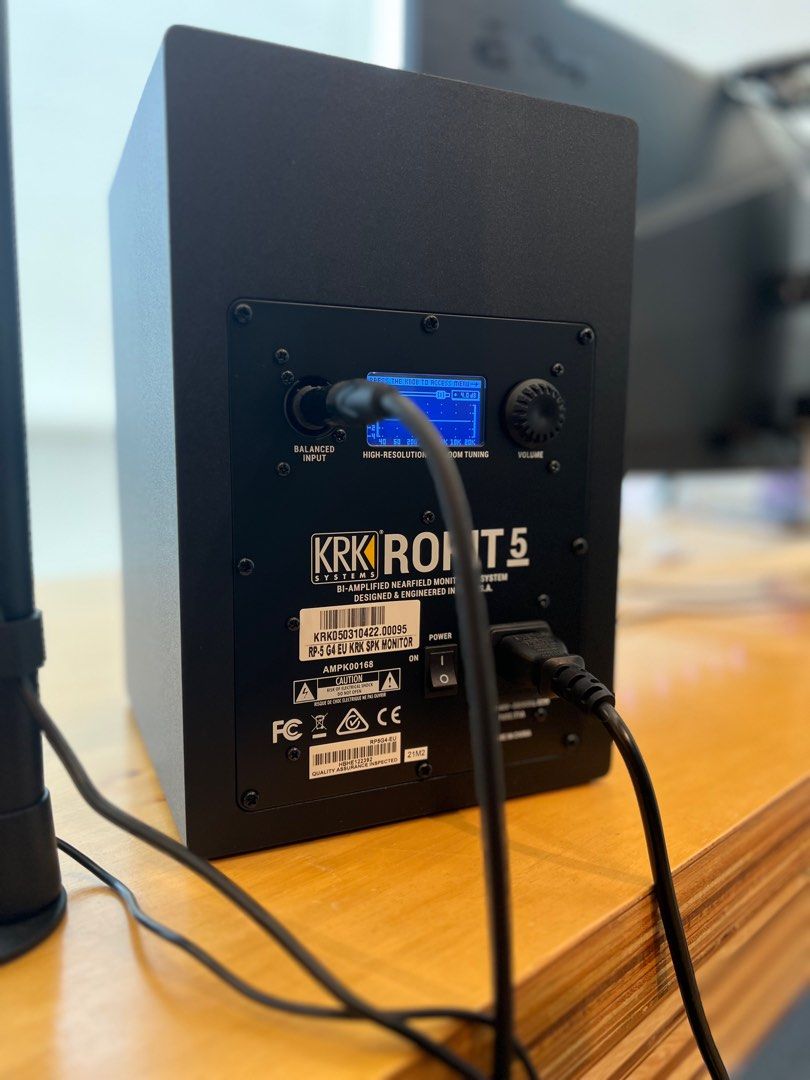 Pair of KRK Rokit 5 G4 Pro Powered Studio Monitors, Audio, Soundbars