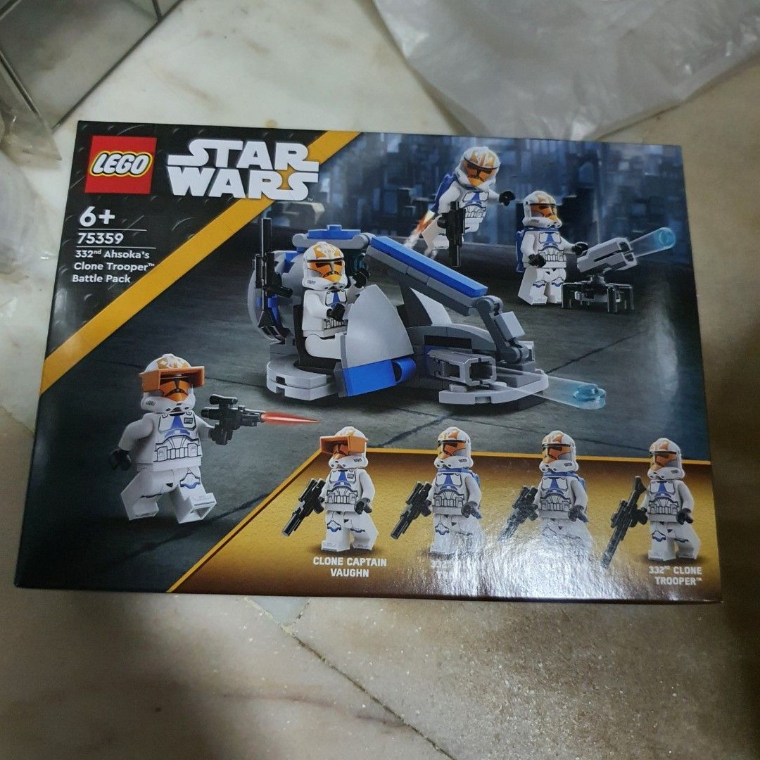 LEGO 75359: 332nd Ahsoka's Clone Trooper Battle Pack, Hobbies & Toys ...