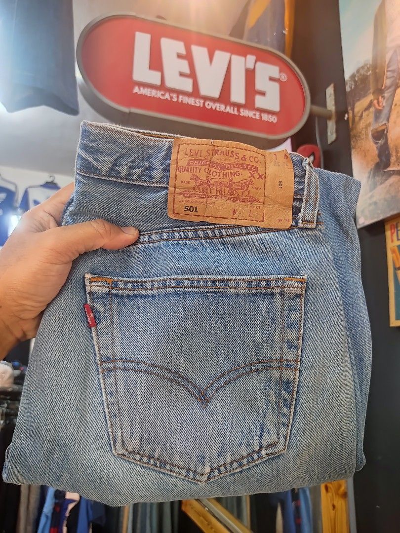Levis 501 made in spain size 32 Men s Fashion Bottoms Jeans on