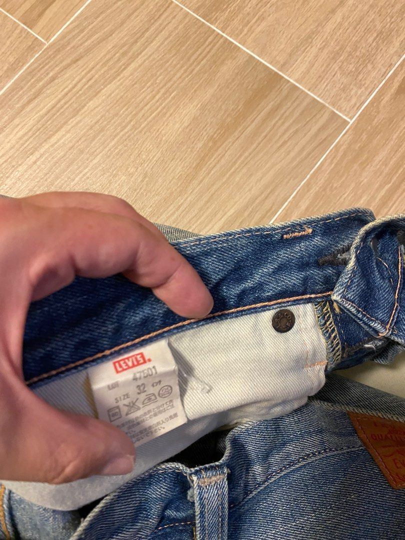 Levi's Vintage Clothing (LVC) 47501-0038 舊日本制, 男裝, 褲＆半截