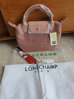 Longchamp Le Pliage Cuir Mini Bag - Neutrals Mini Bags, Handbags - WL865927