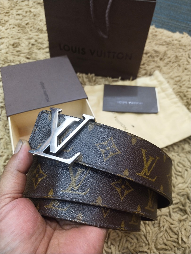 aksesoris ikat-pinggang Louis Vuitton Belt Monogram Graphite 2017