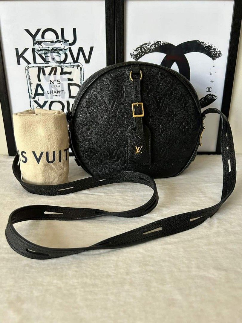 Louis Vuitton Monogram Boite Chapeau Souple MM Crossbody Shoulder Handbag