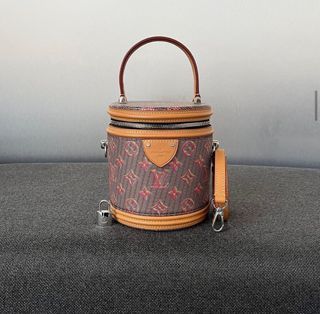 Monceau cloth crossbody bag Louis Vuitton Brown in Cloth - 19589932