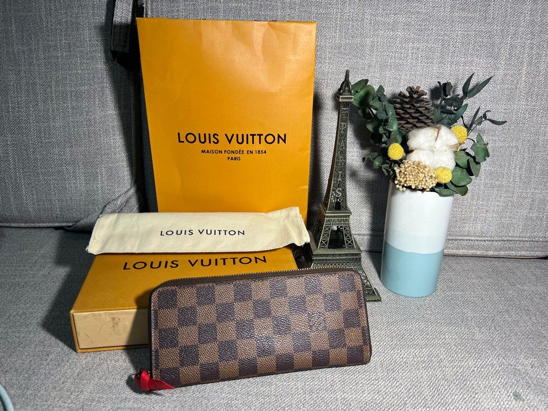 Louis Vuitton Damier Portefeuille Clemence N60534 Long Wallet Unisex
