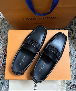 Men's Louis Vuitton LV Made in Italy Checker Loafers Box & Receipt UK7  / US8