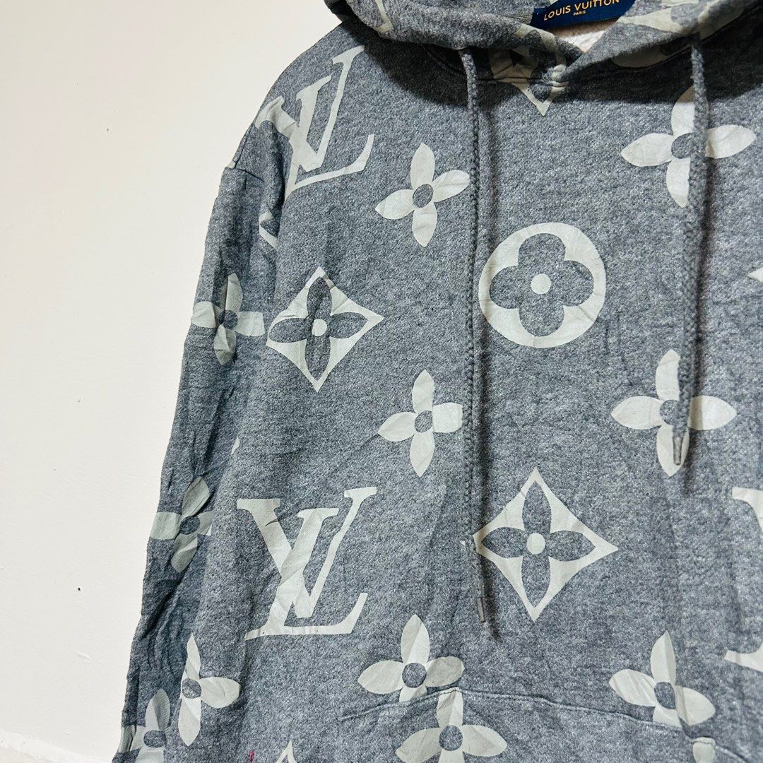 LV Louis Vuitton Hooded Sweater Knit Cardigan Jacket Coat from