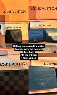 LOUIS VUITTON Monogrammed canvas wallet Size : …