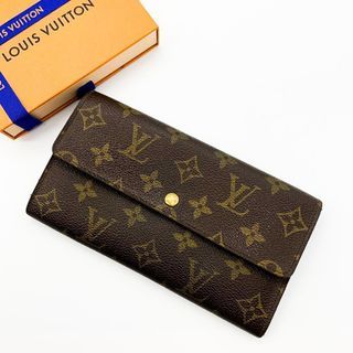 LOUIS VUITTON Bifold Long Wallet Monogram Pochette Porte Monet Credit