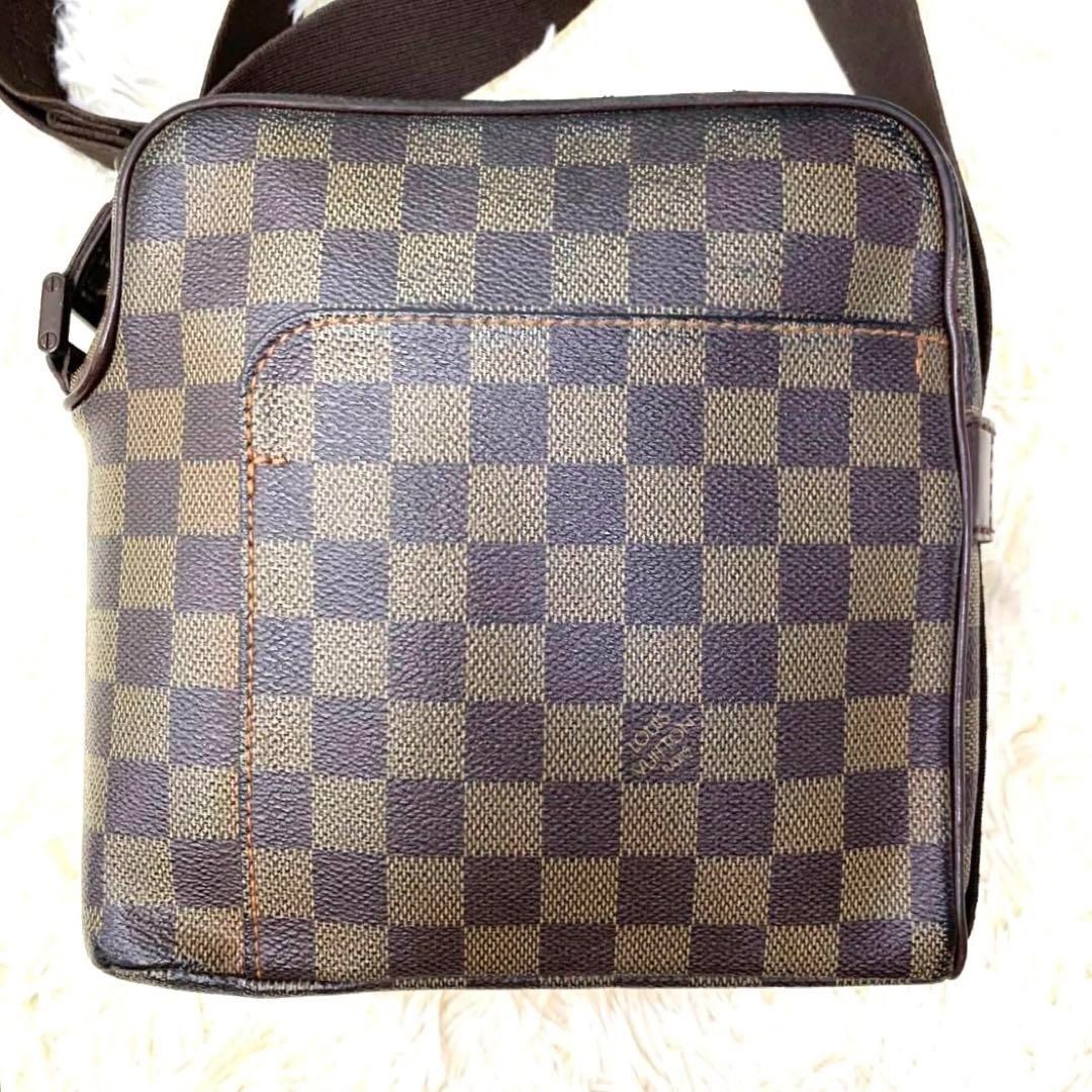 LOUIS VUITTON N41442 OLAF PM DAMIER EBENE CANVAS SHOULDER BAG, Luxury, Bags  & Wallets on Carousell