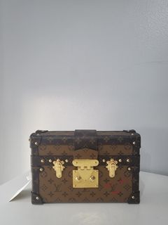 Louis Vuitton Petite Valise Box Bag M10090 #lvboxbag #lvpetite
