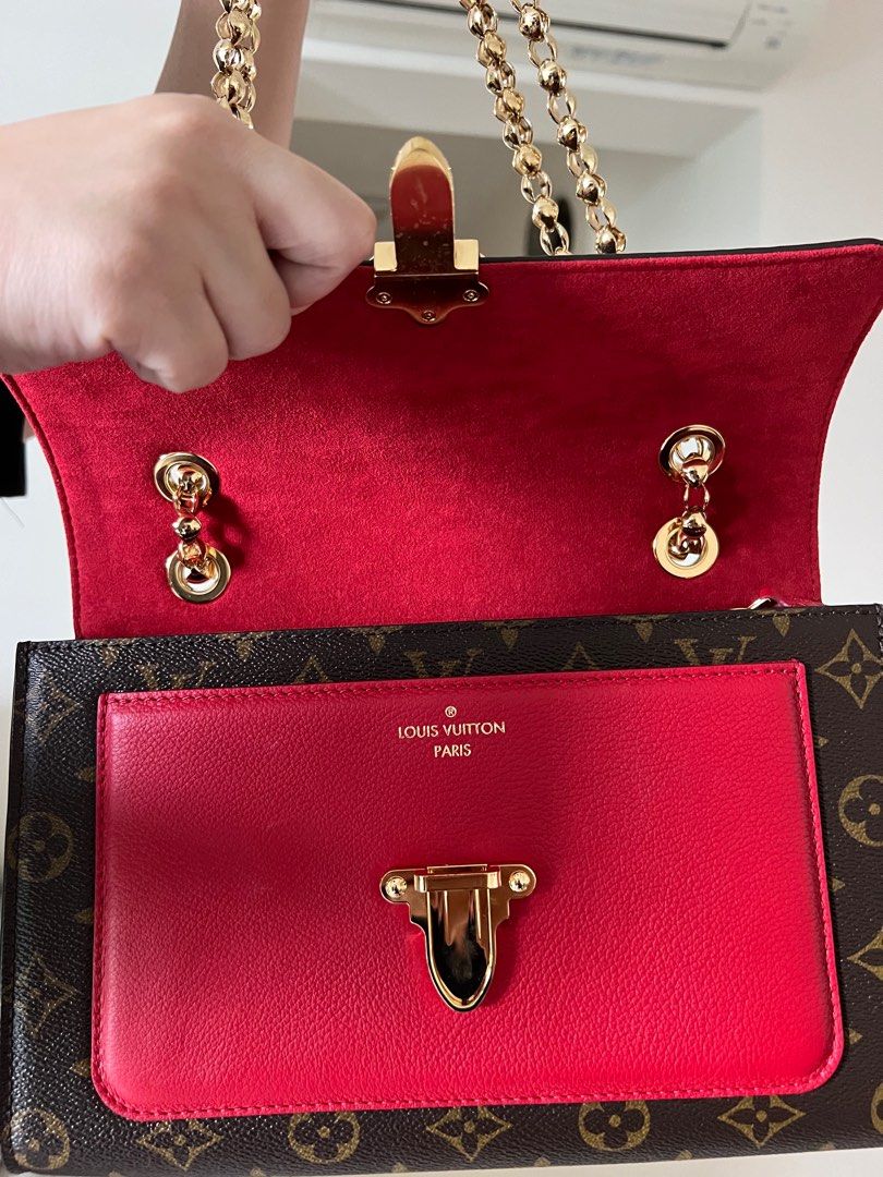 Louis Vuitton victoire bag in red, Luxury, Bags & Wallets on Carousell
