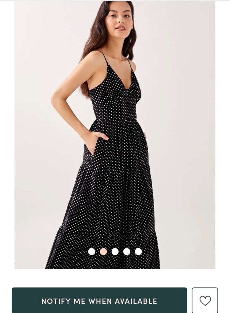 Love Bonito Elienna polka dot maxi dress size S Women s Fashion