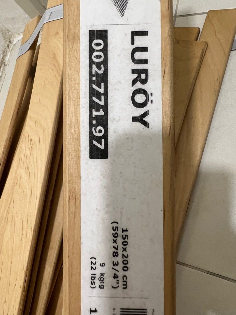 Luroy Queen Size Bed Base IKEA Furniture Home Living