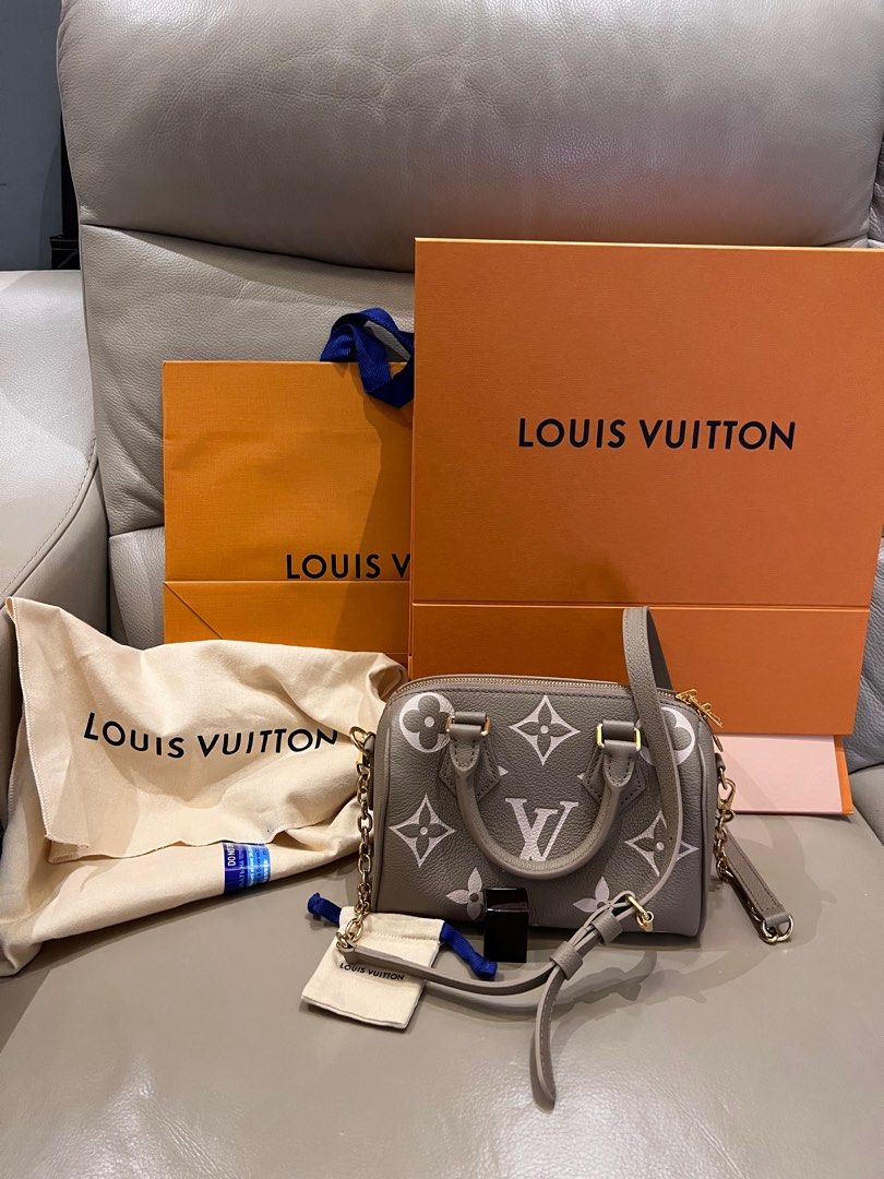 Louis Vuitton Speedy Bandoulière 25 Bicolore Creme Marron Shearling