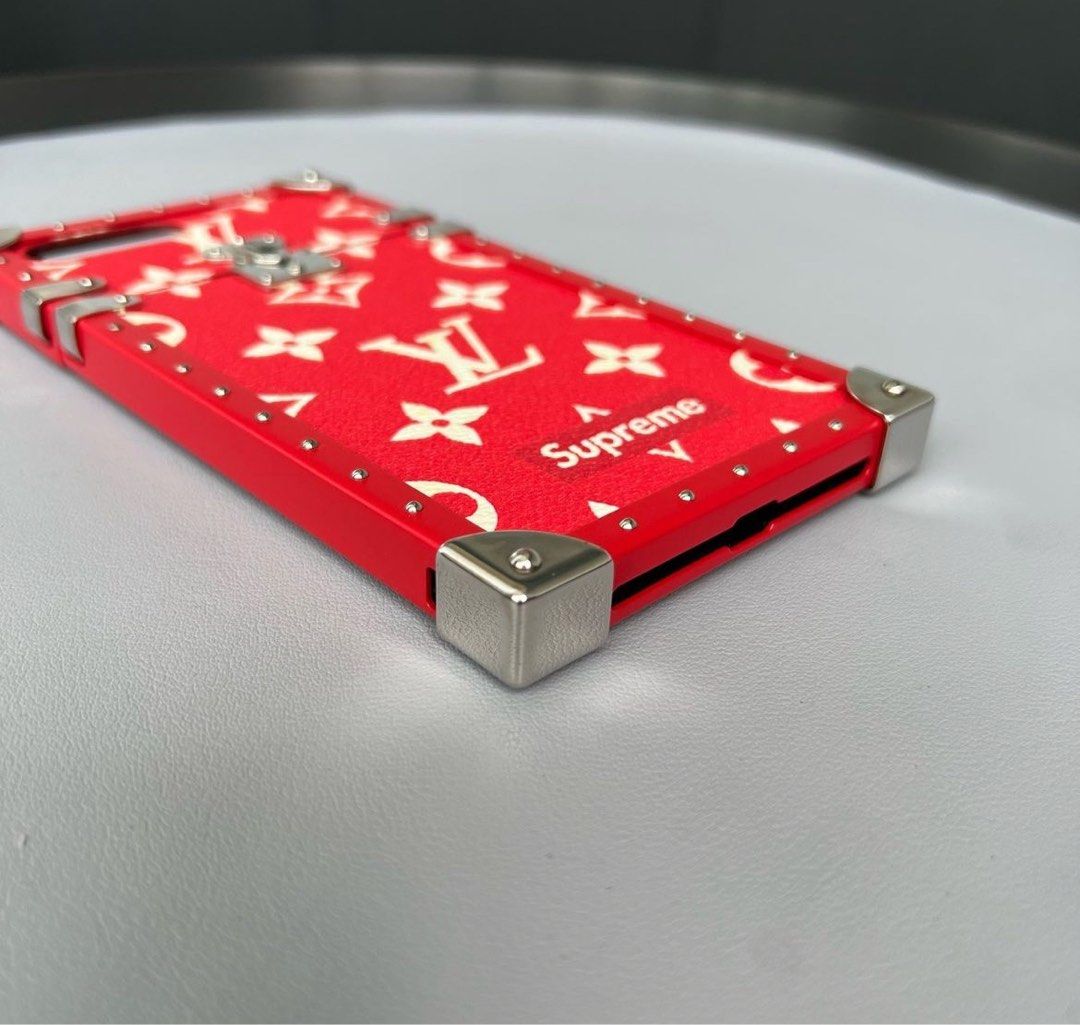 LV x Supreme IPhone Case Monogram Limited iPhone 7 Women s Fashion Watches Accessories Other Accessories on Carousell