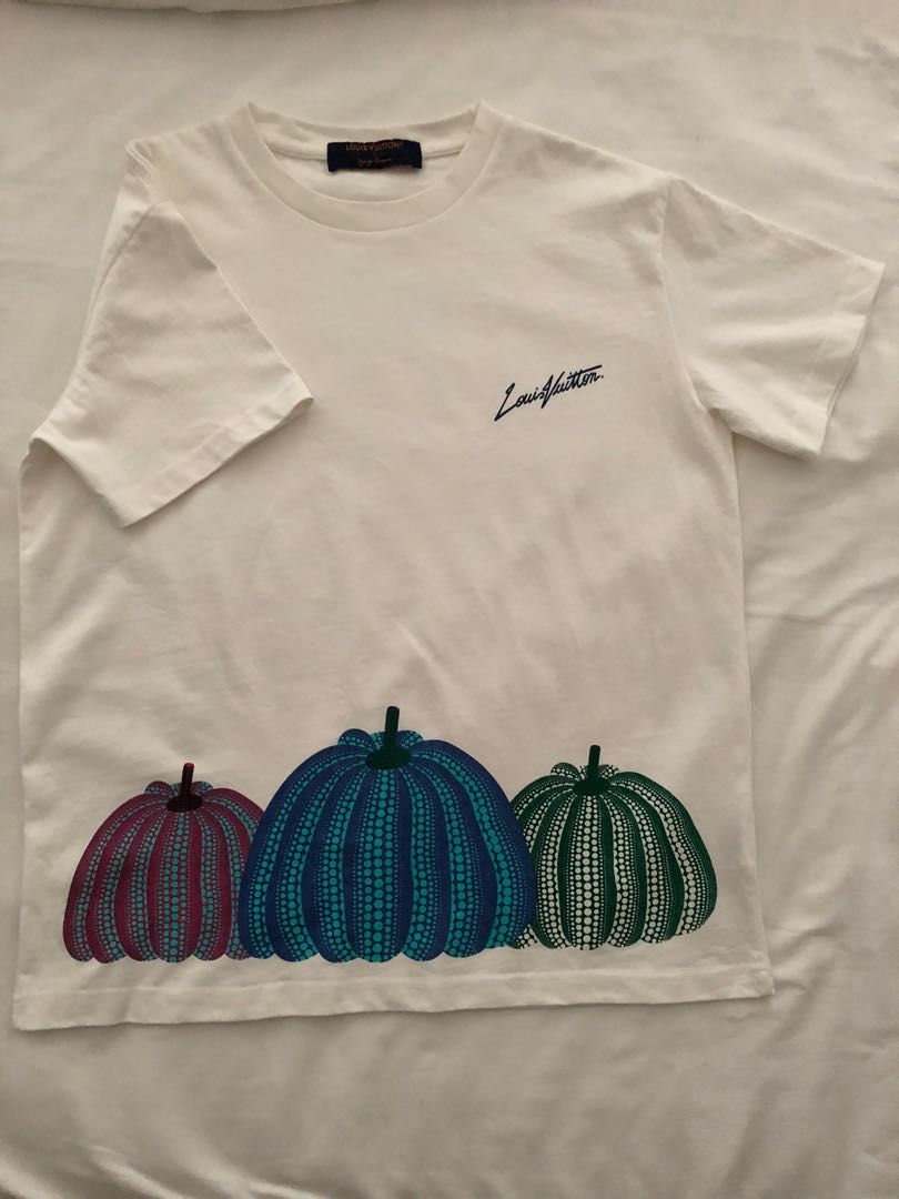 Louis Vuitton LV x YK Pumpkins Printed T-Shirt Milk White. Size M0