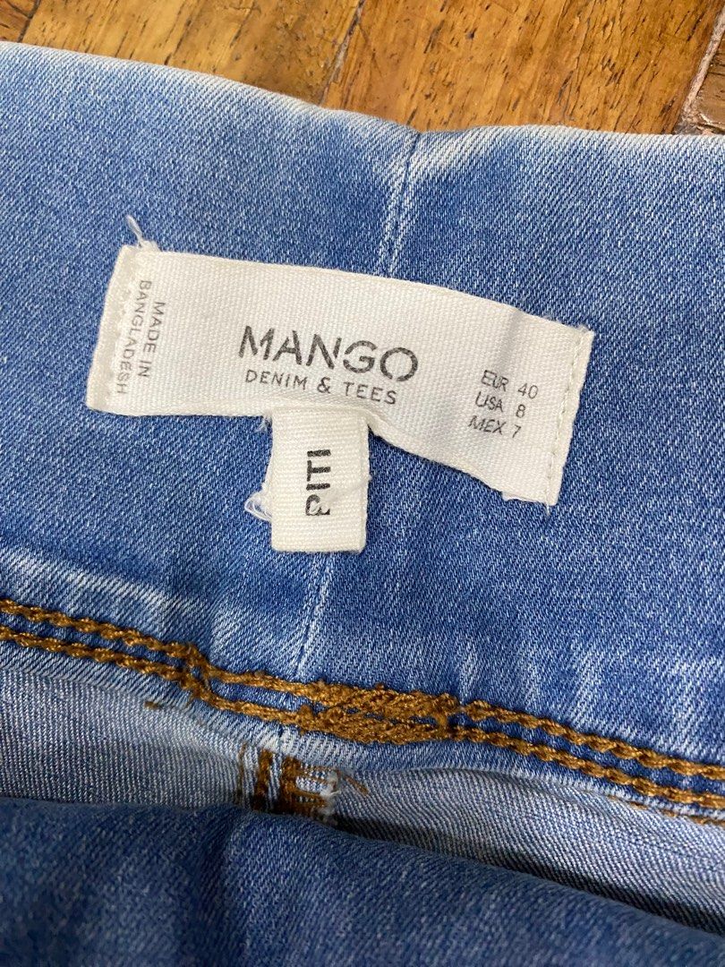 Mango Denim Jeggings preloved Women s Fashion Bottoms Jeans on Carousell