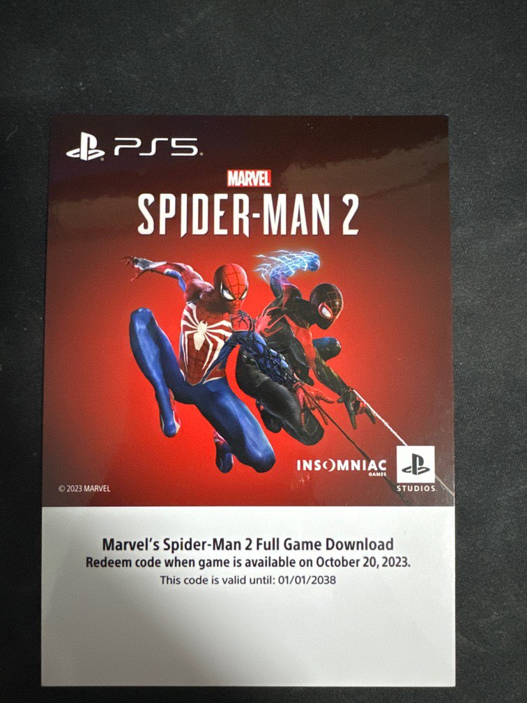 Marvel Spider Man 2 Digital Code, Video Gaming, Video Games ...