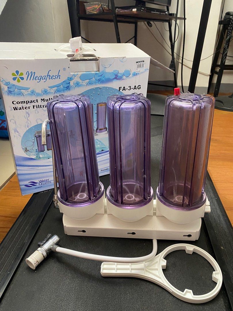 megafresh water purifier (Category: Water Purifiers & Dispensers) located in Victoria. Submitted by guci.clo (Listing ID 1260697123, Image 2). Description: for sale water filtration srp: ₱8,000 selling price: ₱6,000 bought earlier this year; no issue reason for selling: not using anymore.